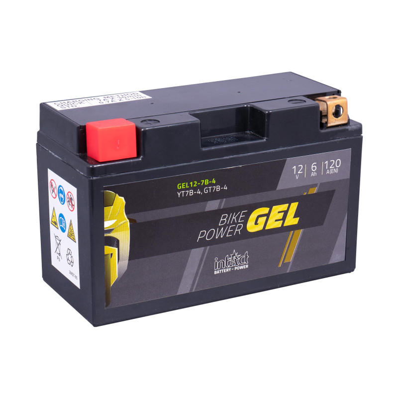 intAct YT7B-4 / GT7B-4 Gel Bike-Power Battery