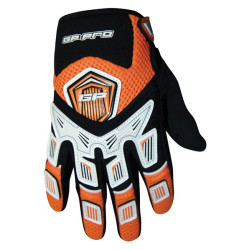 Dziecięce rękawiczki motocrossowe GP-PRO V-FLEX - pomarańczowe (XS 15-16 cm, rozmiar 7)