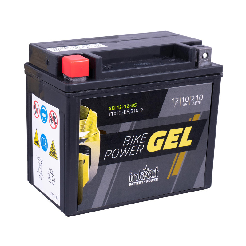 intAct YTX12-BS / 51012 Gel Bike-Power Battery