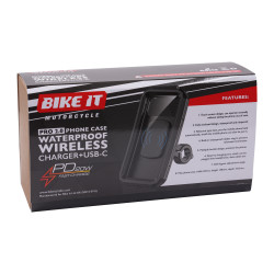 Bike It Pro2 Wireless Phone Charger Waterproof with USB-C