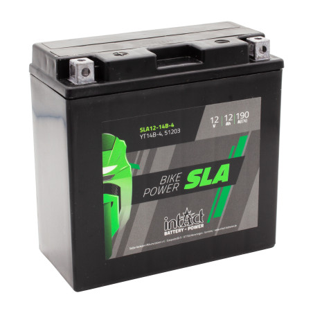 INTACT BIKE-POWER SLA bezúdržbová batéria YT14B-4/51203
