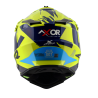 Axor enduro přilba X-Cross X2 Adventure - modrá/ žlutá
