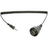 Sena redukcia pre transmiter SM-10: 7 pin DIN kábel do 3,5 mm stereo jack (CanAm Spyder, Kawasaki 2008-, Victory)
