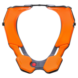Kołnierz antyuciskowy Atlas Vision + ochraniacz klatki piersiowej dla dorosłych, szaro-pomarańczowy