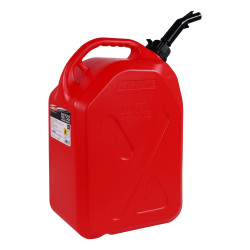 Kanister na paliwo o pojemności 20 litrów z dyszą ciśnieniową, kolor czerwony