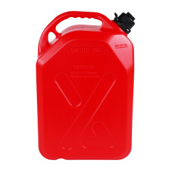 20 litrový kanister na palivo s tlakovou tryskou, červený
