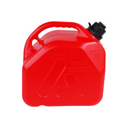 10 litrový kanister na palivo s tlakovou tryskou, červený