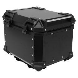 Bike It luxusní hliníkový zavazadlový Top box na motorku nebo skútr, 45 litrů