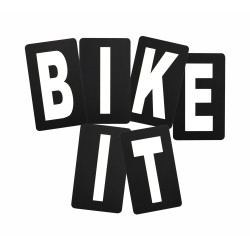 Zamienna biała litera do tablicy pit BikeTek