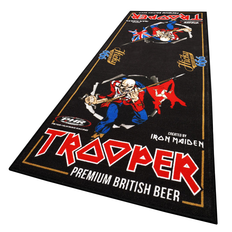 Dywan motocyklowy XL Iron Maiden Trooper XL 240 x 100 cm