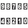 Náhradné biele číslo pre BikeTek pit board