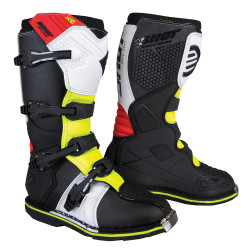 Buty motocrossowe dla dorosłych Shot X10 2.0 MX Czarne/czerwone/białe/żółte