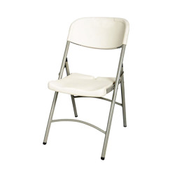 Wielofunkcyjne składane krzesło/krzesło w kolorze białym