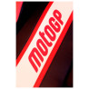 MotoGP Team kreslo s podrúčkami červená / biela / čierna