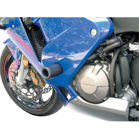 BikeTek padacie protektory STP čierne pre KTM 990 Supermoto 08
