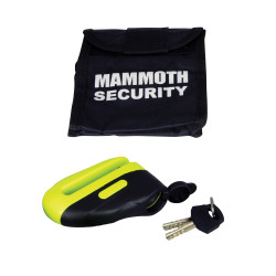 Mammoth security zámok na kotúč žltý