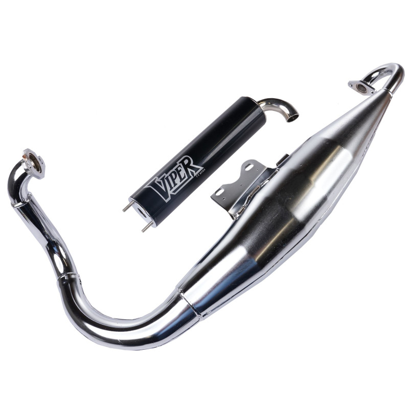 Viper II Scooter Silencer Chrome 242CH