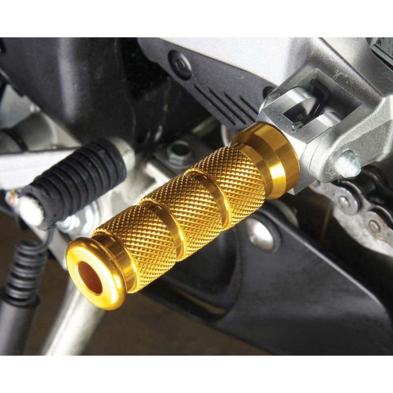 BikeTek Alloy Round Sports stupačkách Ducati Rider Gold