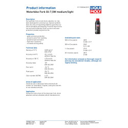 Liqui Moly 20L 7.5W Medium / Light Fork Oil - 3017