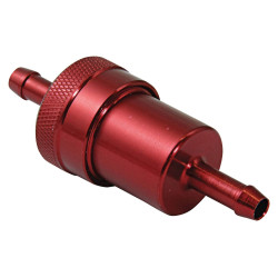 Oryginalny anodowany czerwony filtr paliwa 6mm