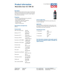 Liqui Moly 1L 10W-30 Semi Synthetic Gear Oil - 3087