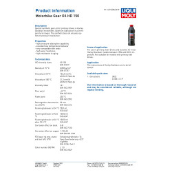 Liqui Moly 1L HD 150 plne syntetický prevodový olej - 3822