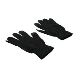 Czarne, bawełniane rękawiczki wewnętrzne Bike It