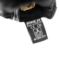 Bike It &#39;AMP&#39; motocyklové cestné rukavice (čierne)