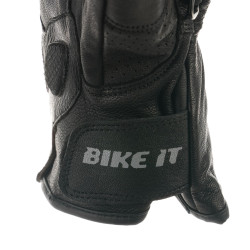 Skórzane rękawiczki motocyklowe Bike It Ultimate Cruiser „UCG” (czarne)