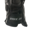 Bike It Ultimate Cruiser kožené motocyklové rukavice 'UCG' (černé)