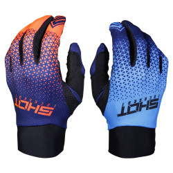 Rękawiczki dla dorosłych Shot Aerolite Delta Blue/Neon Orange