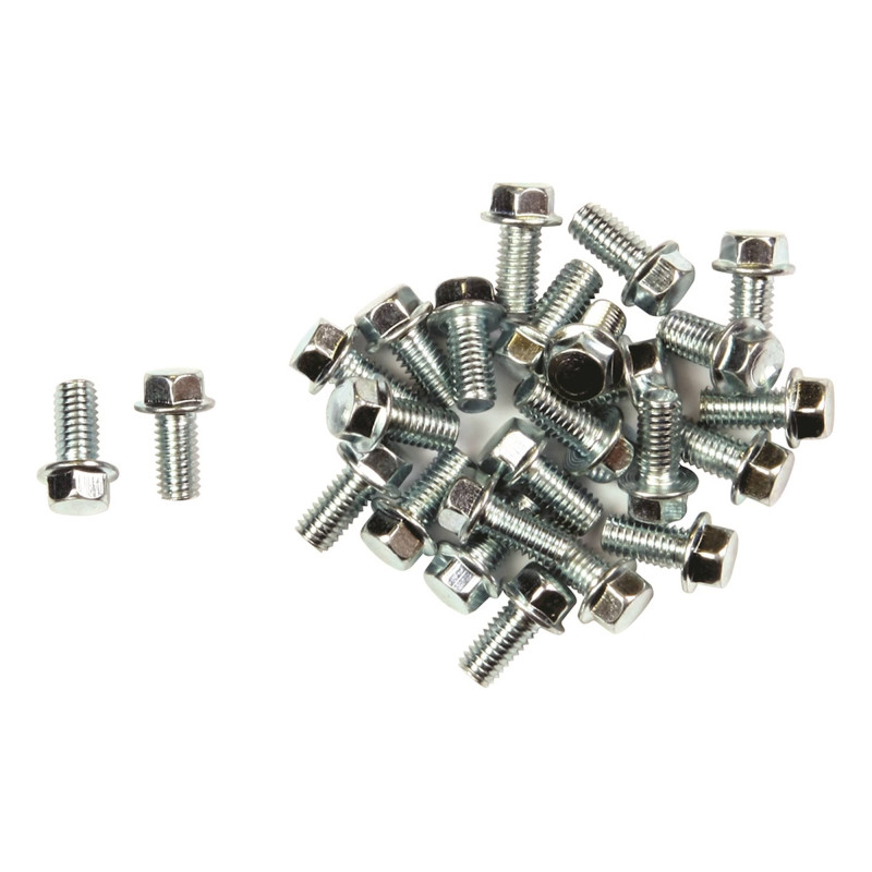 Śruby z łbem kołnierzowym roweru i stali węglowej M6 x 16 mm (25 szt.)