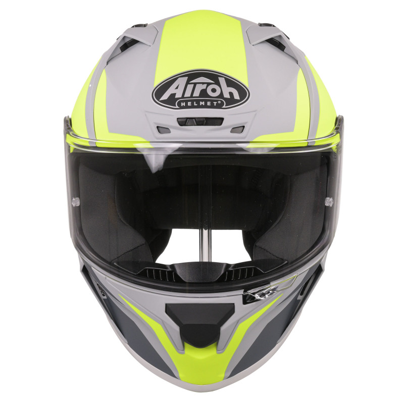 Kask integralny Airoh Valor - Wings fluo żółty mat