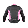Damska kurtka motocyklowa Bike It Insignia tekstylna (czarna/różowa)