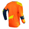 Shot Devo MX dětský dres- Ventury neon oranžová neon žlutá