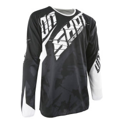 Czarna koszulka MX dla dorosłych Shot Devo Squad