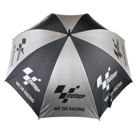 MotoGP "We Do Racing" čierny & strieborný track paddock dáždnik