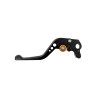 BikeTek Nastaviteľný CNC Lever Short Brake - Black / Gold Adjuster - B90S