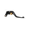 BikeTek Nastavitelný CNC Lever Short Clutch - Black / Gold Adjuster -   C123S