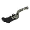 BikeTek Nastavitelný CNC Clutch Lever Short - Titanium / Black Adjuster -   C21S