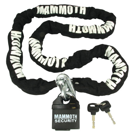 Mammoth security bezpečnostní řetěz/ zámek 10mm x 1800mm