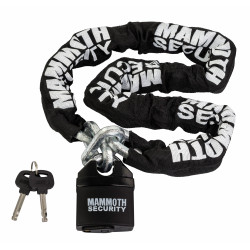 Mammoth security bezpečnostná reťaz/ zámok 10mm x 1200mm