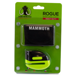 Mammoth Security kotúčový zámok žltý s 6mm čapom