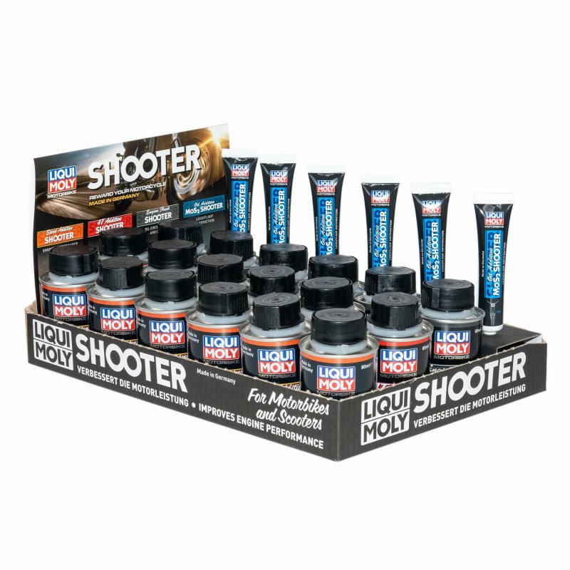 Liqui Moly Zmiešané zásobník Shooter Pack - 6x Speed ​​6x 4T 6x Flush 6x MoS2 - 20406